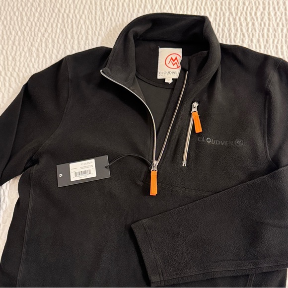 NEW- Cloudveil Performance Polar Fleece Quarter Zip Pullover- Men’s Medium - Picture 1 of 7